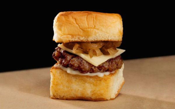 Double stack gourmet burer with melted cheese